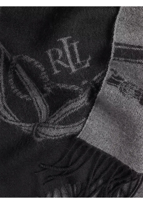 Lauren Ralph Lauren logo-detail scarf (set of two) - Grey
