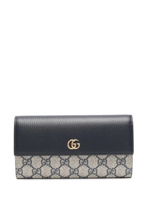 Gucci GG Marmont continental wallet - Blue