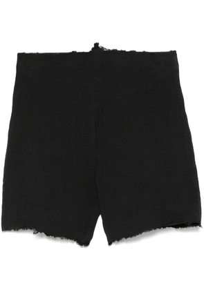 Marc Le Bihan textured shorts - Black
