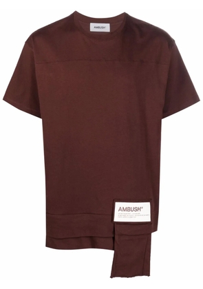 AMBUSH waist pocket T-shirt - Brown