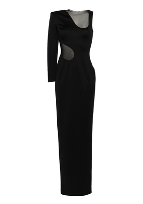 JEAN-LOUIS SABAJI asymmetric cut-out gown - Black