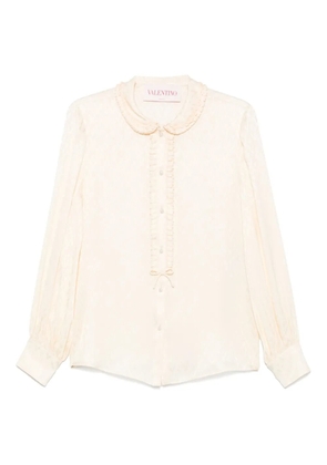 Valentino Garavani Optical-jacquard shirt - Neutrals