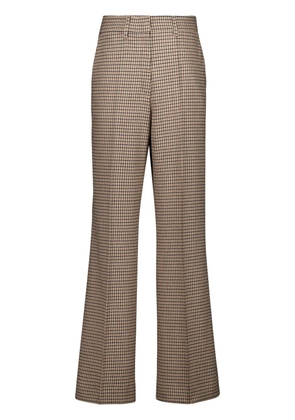 PAULA houndstooth-pattern trousers - Neutrals
