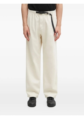 Gramicci Hemp Straight Fit belted trousers - Neutrals