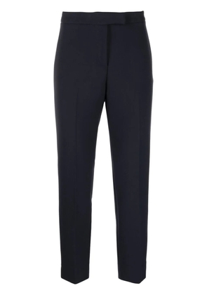 Peserico mid-rise slim-cut trousers - Blue