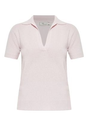 Blumarine V-neck T-shirt - Pink