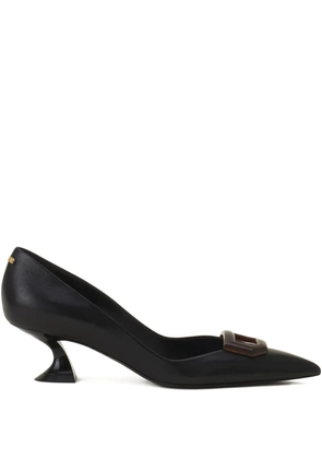 Lanvin Buckle detail pointed pumps - Black