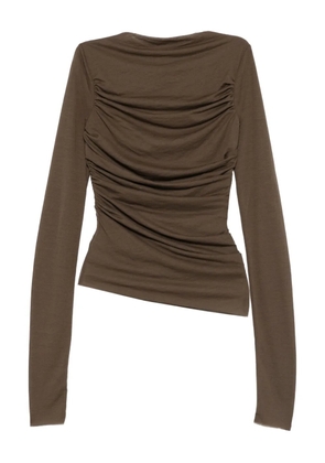Soeur Gaia gathered top - Brown