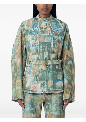 Kiko Kostadinov x Levi's Carina belt-detail jacket - Neutrals