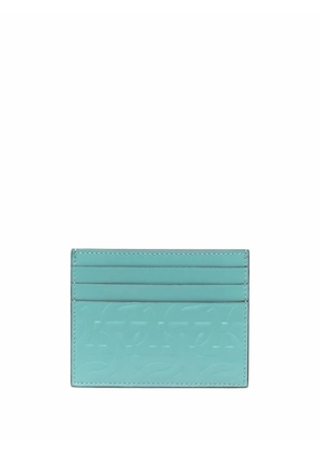 Ferragamo Gancini embossed cardholder - Blue