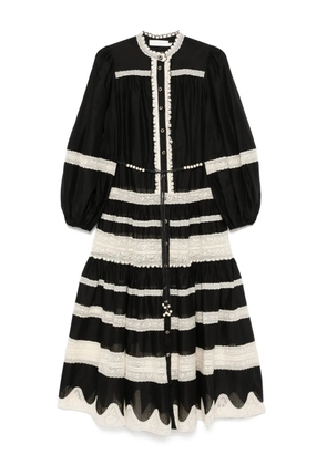 ZIMMERMANN puff-sleeve dress - Black