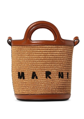Marni small Tropicalia bucket bag - Brown
