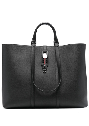 Gucci large Web-trim tote bag - Black