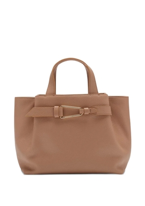 Coccinelle buckle malory shoulder bag - Neutrals