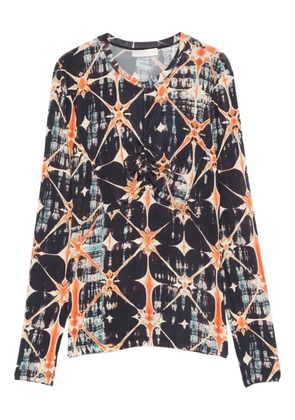 Ulla Johnson tie-dye fitted top - Blue