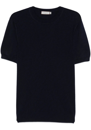 Canali knitted T-shirt - Blue