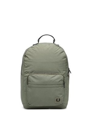 Fred Perry logo-patch backpack - Green