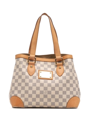 Louis Vuitton Pre-Owned 2009 Damier Azur Hampstead PM tote bag - White