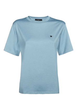 Weekend Max Mara embroidered cotton t-shirt - Blue