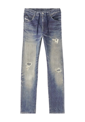 Diesel drawstring distressed jeans - Blue