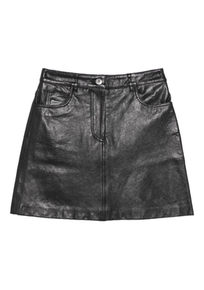 Weekend Max Mara leather pocket mini skirt - Black