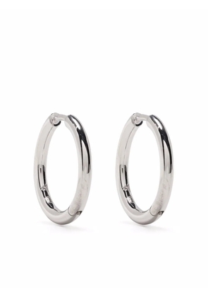 Tom Wood medium classic hoop earrings - Silver