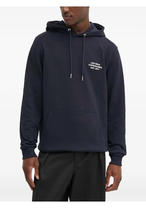 Les Deux logo hooded sweatshirt - Blue