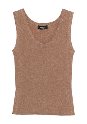 Fabiana Filippi shimmer top - Brown