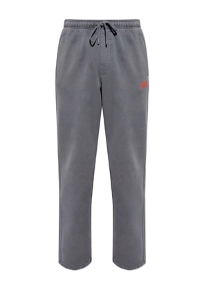 American Vintage drawstring logo trousers - Grey