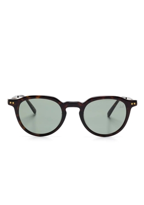 Dunhill pantos-frame sunglasses - Brown