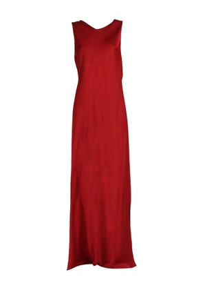 Antonelli cowl-neck maxi dress - Red