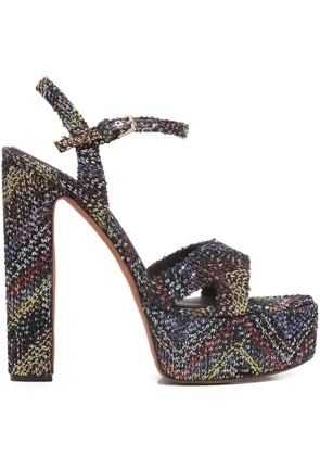 Missoni Angela platform heel sandals - Black