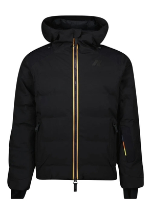 K-Way Meribel hooded zip-front ski jacket - Black