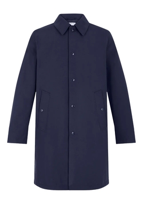 FURSAC button-fastening welt-pocket trench coat - Blue
