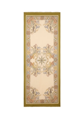 ETRO floral jacquard scarf - Neutrals