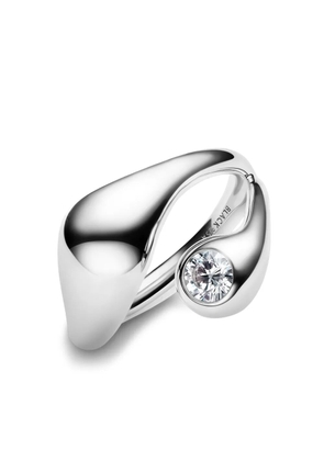 Maria Black Mermaid ring - Silver