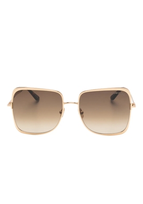 TOM FORD Eyewear square-frame sunglasses - Gold