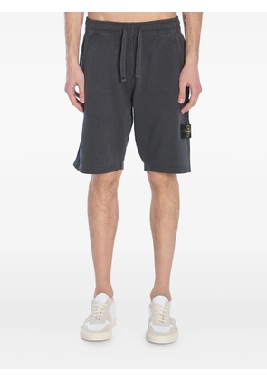 Stone Island fleece bermuda shorts - Grey