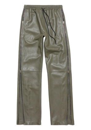 Acne Studios leather trousers - Green