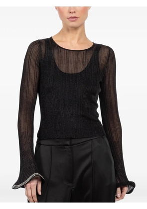 Simkhai Maebry long-sleeve blouse - Black