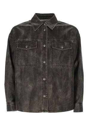 Palm Angels double-pocket shirt - Black