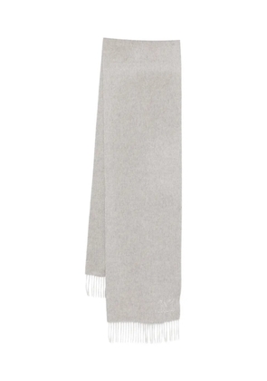 Max Mara fringed scarf - Grey