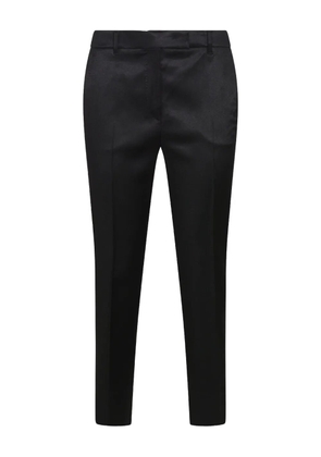 Incotex slim-cut cotton trousers - Black