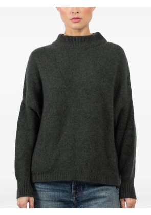 Dusan funnel-neck sweater - Green