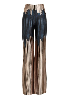 Silvia Tcherassi Andie organic-silk trousers - Blue