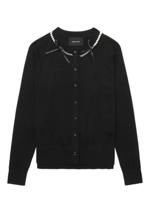 Simone Rocha pearl-chain cardigan - Black