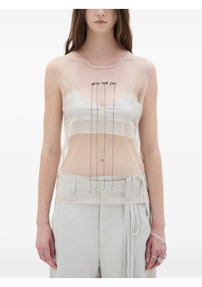 Ann Demeulemeester Up To The Sky top - Neutrals