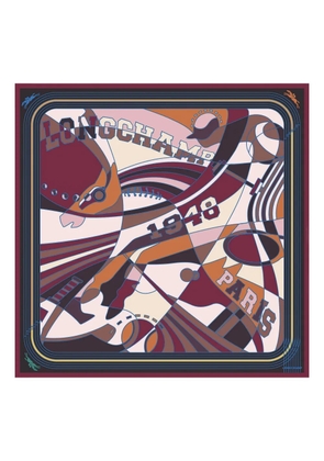 Longchamp silk scarf - Red