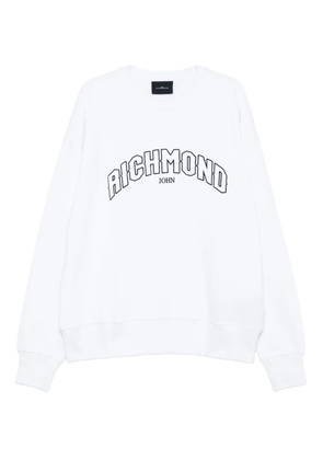 John Richmond logo-detail sweatshirt - White