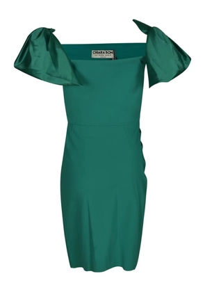 CHIARA BONI La Petite Robe bow-detail mini dress - Green